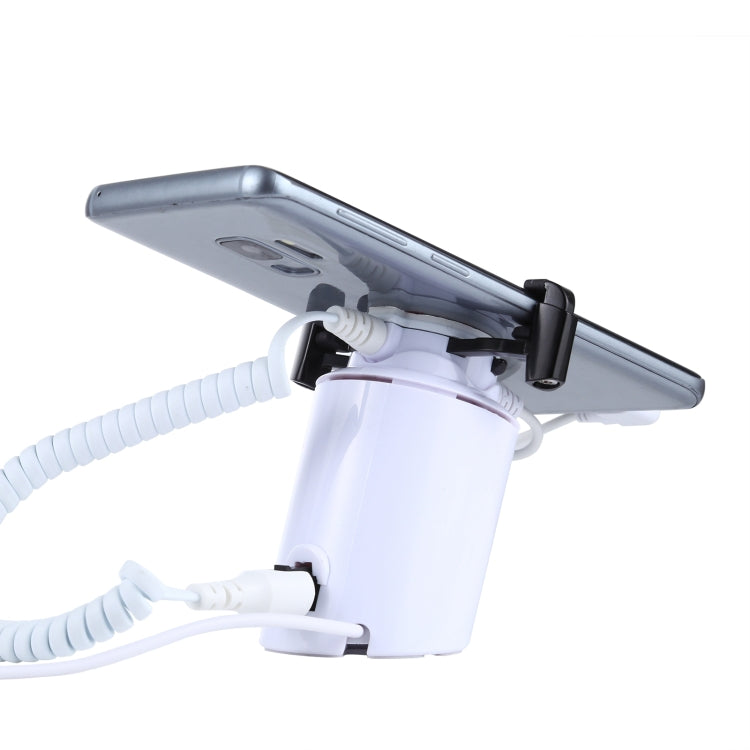 Cylindrical Display Stand Security System Burglar Alarm / Anti-theft Alarm Display Holder with Infrared Remote Control for Mobile Phones with Type-C / USB-C Port, ABS Cylindrical Type-C Cylindrical Display Stand Security System Burglar Alarm / Anti-theft Alarm Display Holder with Infrared Remote Control for Mobile Phones with Type-C / USB-C Port, ABS Cylindrical Type-C